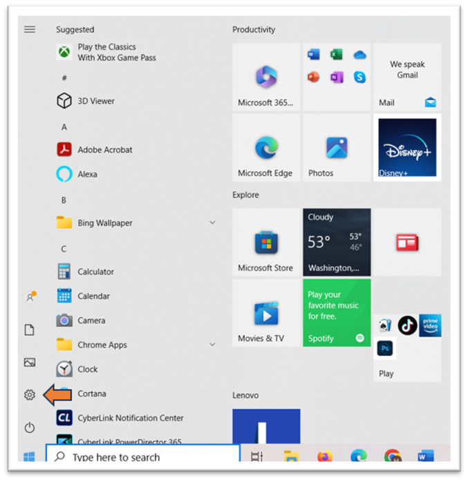 Windows 10 screen split