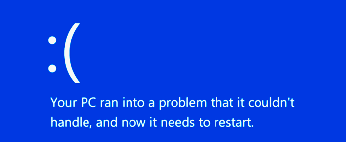 Fix Blue Screen of Death